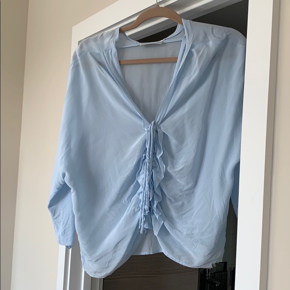 sandro  100% silk blouse - Picture 4 of 6